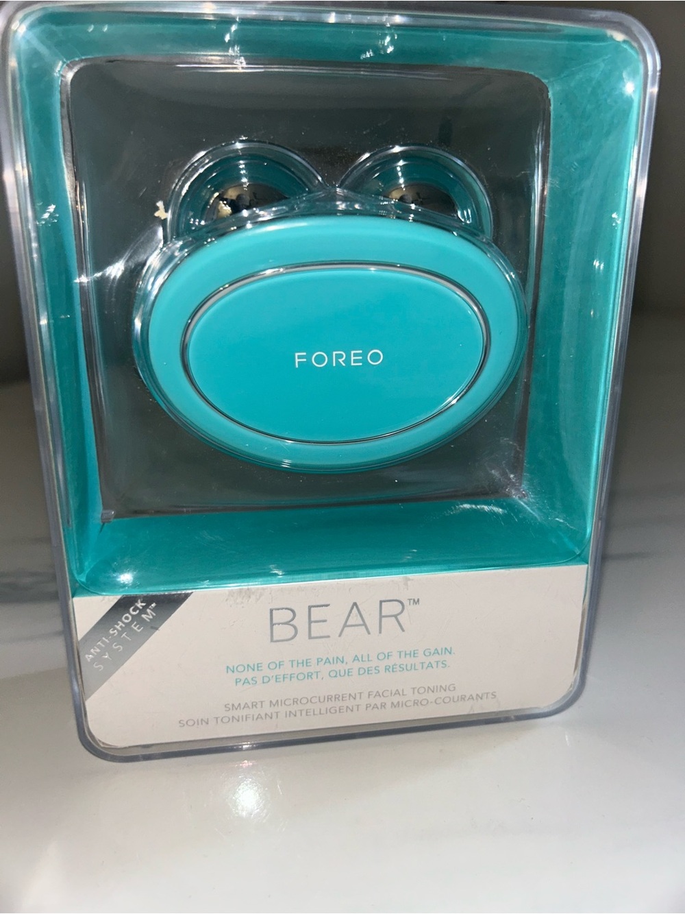 FOREO Turquoise Microcurrent Facial Toning Device - Picture 4 of 7